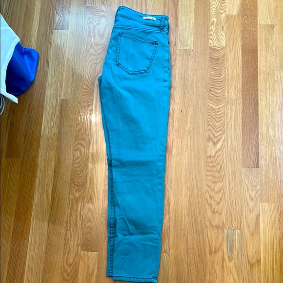 Pilcro and the Letterpress Denim - Women’s Teal Slim Jeans - Unbranded